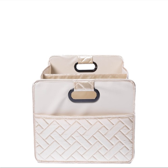 NWT Lug Collapsible Multi-Purpose Organizer in Metallic Champagne 🥂 - Picture 6 of 9